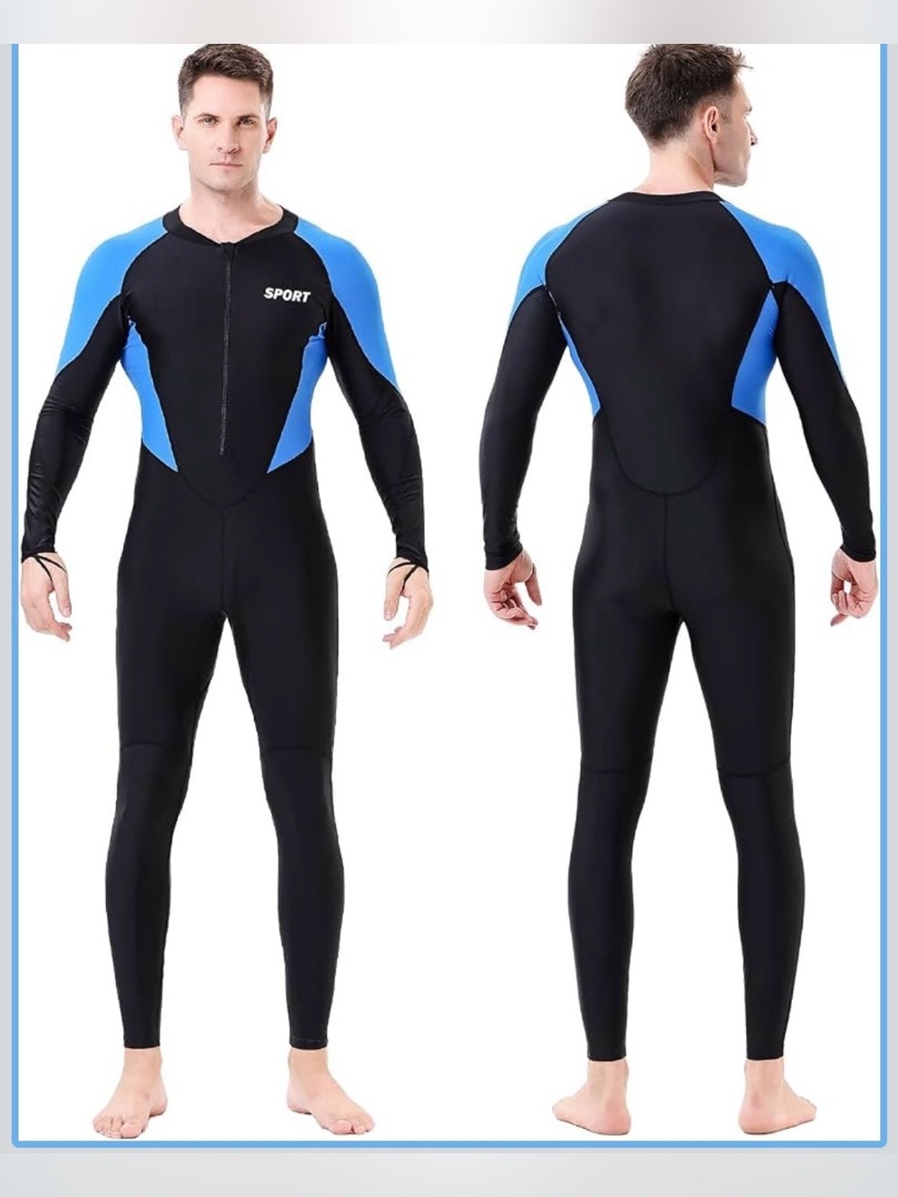 Dive Skins unisex Suit Thin Full Body Swimsuit for Surfing Swim 2XL. 2436/bb11-1